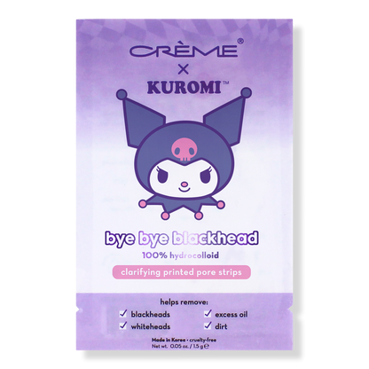 The Crme Shop Kuromi Bye Bye Blackheads Printed Pore Strips