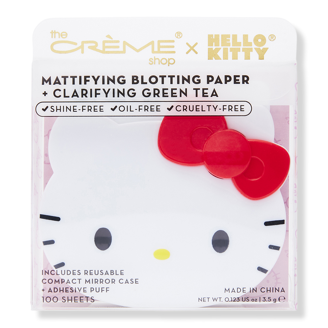 The Crme Shop Hello Kitty Mattifying Blotting Paper + Reusable Mirror Compact