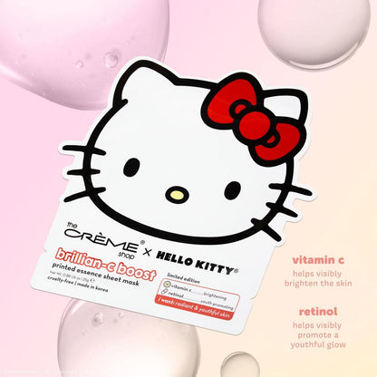 The Crme Shop Hello Kitty Brillian-C Boost Printed Essence Sheet Mask