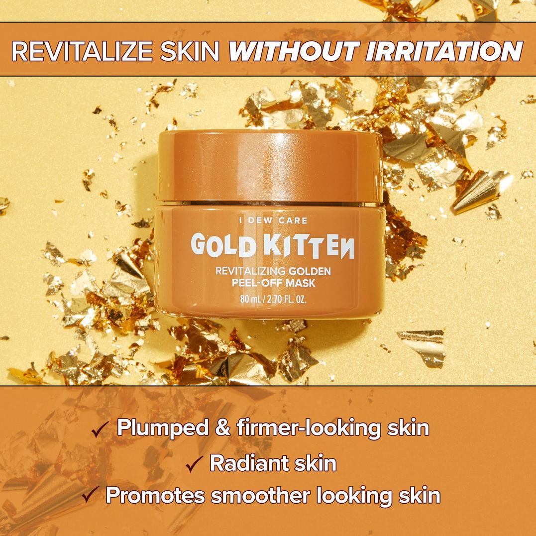 I Dew Care Gold Kitten Revitalizing Golden Peel-Off Mask