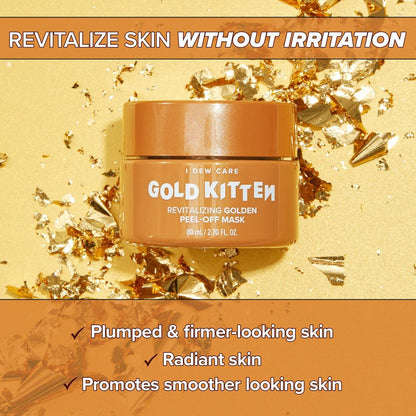 I Dew Care Gold Kitten Revitalizing Golden Peel-Off Mask