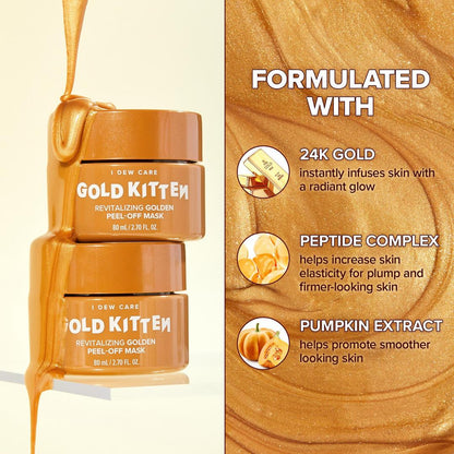 I Dew Care Gold Kitten Revitalizing Golden Peel-Off Mask