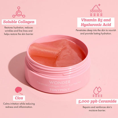 TONYMOLY Wonder Ceramide Mochi Hydrogel Eye Patches