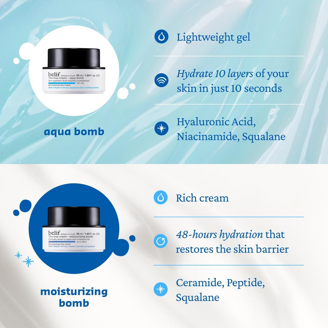 belif The True Cream - Aqua Bomb Hydrating Moisturizer