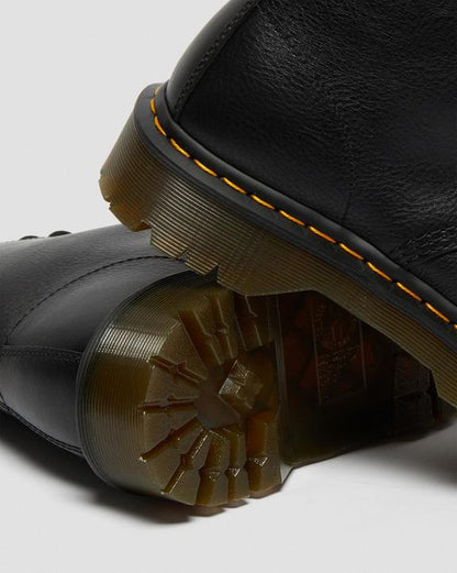 Dr Martens 1460 Bex Pisa Leather Lace Up Boots - Black