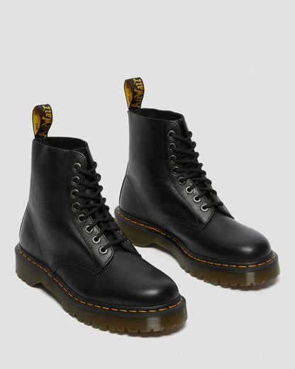 Dr Martens 1460 Bex Pisa Leather Lace Up Boots - Black
