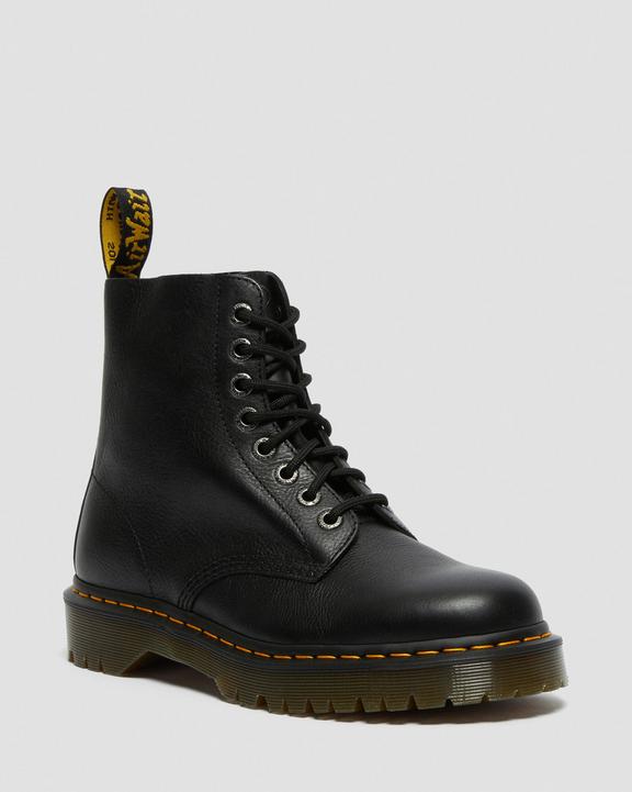Dr Martens 1460 Bex Pisa Leather Lace Up Boots - Black
