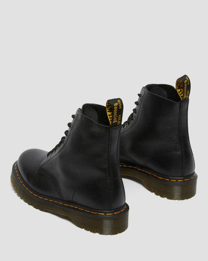 Dr Martens 1460 Bex Pisa Leather Lace Up Boots - Black