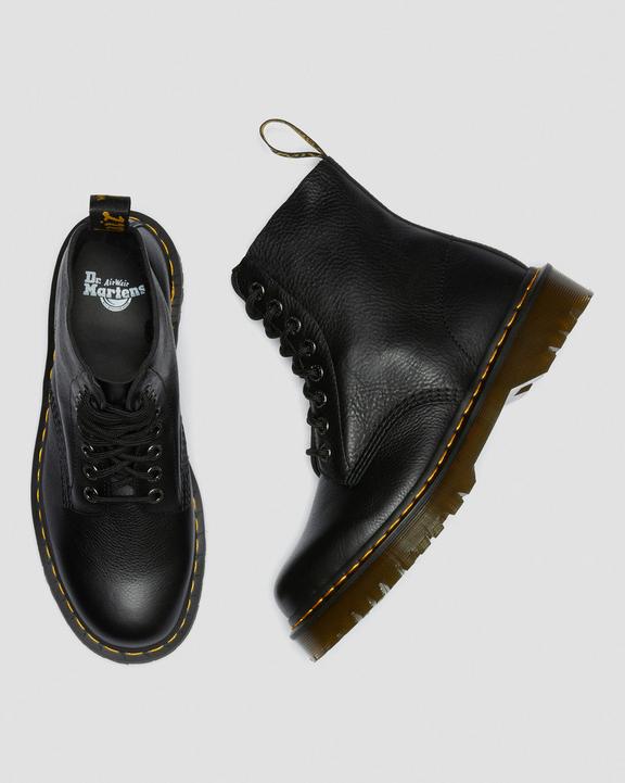 Dr Martens 1460 Bex Pisa Leather Lace Up Boots - Black