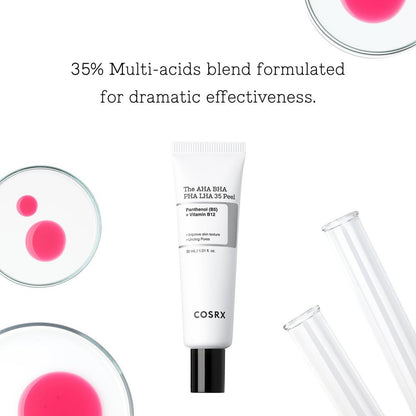 COSRX The AHA BHA PHA LHA 35 Peel with Vitamins B5 & B12