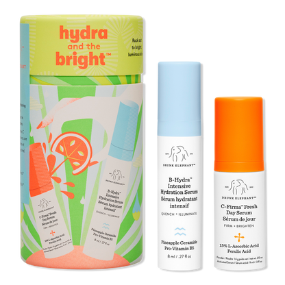 Drunk Elephant Hydra and the Bright Travel Size Duo