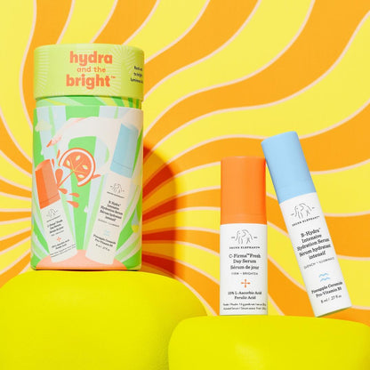 Drunk Elephant Hydra and the Bright Travel Size Duo