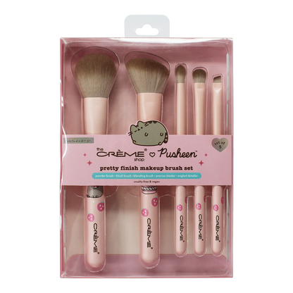 The Crme Shop Pusheen 5 Piece Makeup Brushes Sweet Strawberry