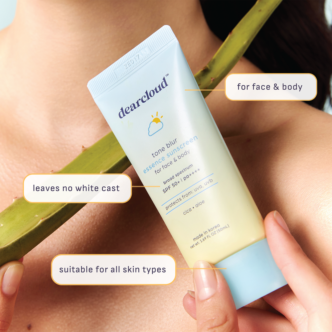 dearcloud Tone Blur Essence Sunscreen SPF 50+ PA++++