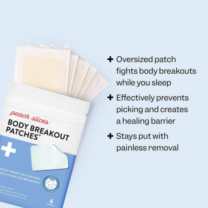 Peach Slices Body Breakout Patches