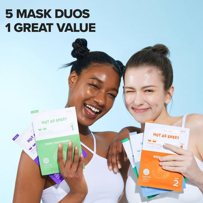 I Dew Care Hot As Sheet 5-Day Eye & Face Multi-Masking Set