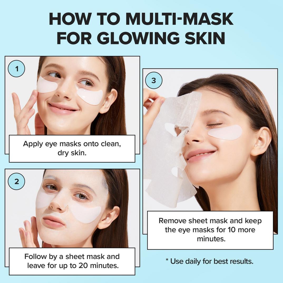 I Dew Care Hot As Sheet 5-Day Eye & Face Multi-Masking Set