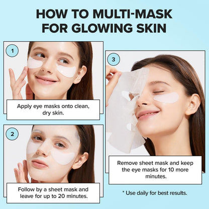 I Dew Care Hot As Sheet 5-Day Eye & Face Multi-Masking Set