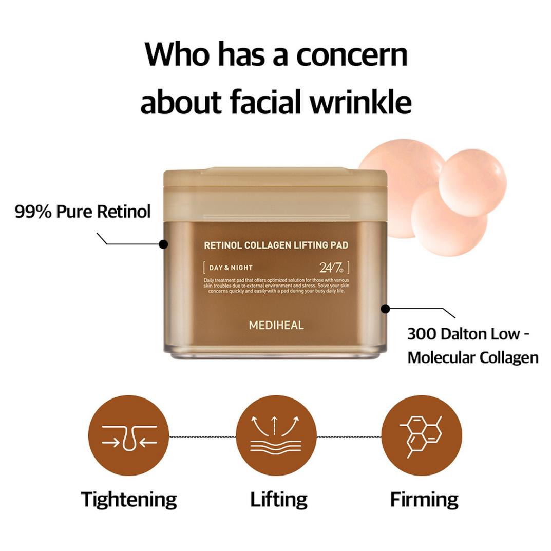 MEDIHEAL Retinol Collagen Lifting Pad