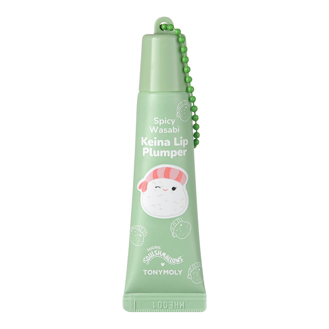 TONYMOLY Squishmallows Keina Spicy Wasabi Key Chain Lip Plumper