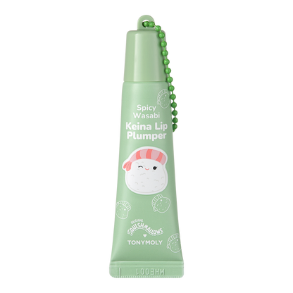 TONYMOLY Squishmallows Keina Spicy Wasabi Key Chain Lip Plumper