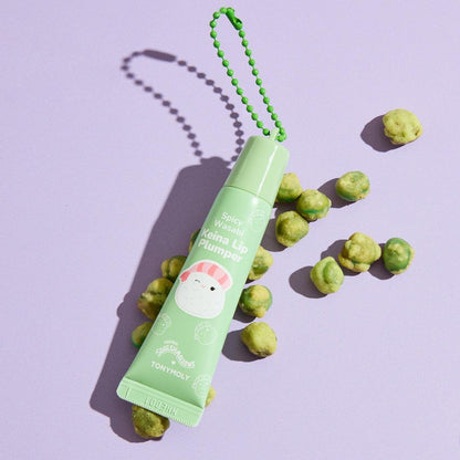TONYMOLY Squishmallows Keina Spicy Wasabi Key Chain Lip Plumper
