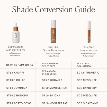 ILIA True Skin Serum Foundation