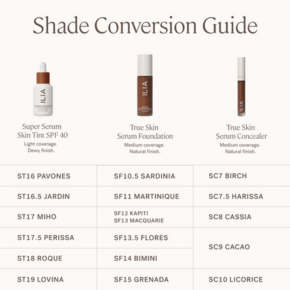 ILIA True Skin Serum Foundation