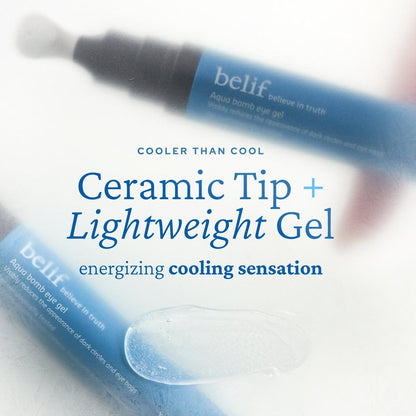 belif Aqua Bomb Depuffing Eye Gel with Caffeine + Hyaluronic Acid