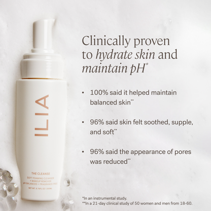 ILIA The Cleanse Soft Foaming Cleanser + Makeup Remover