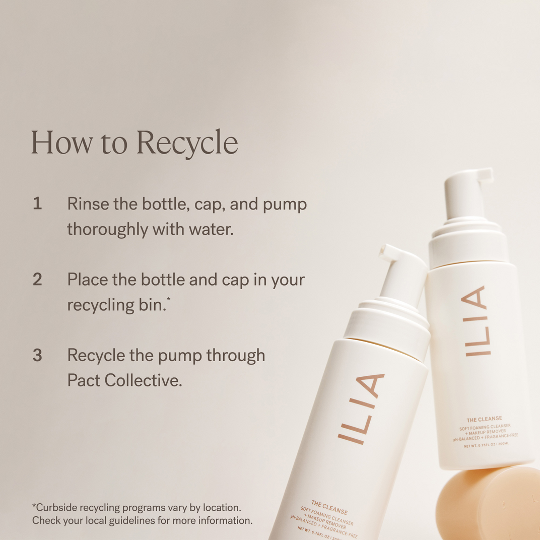 ILIA The Cleanse Soft Foaming Cleanser + Makeup Remover