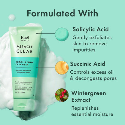 Rael Miracle Clear Exfoliating Cleanser