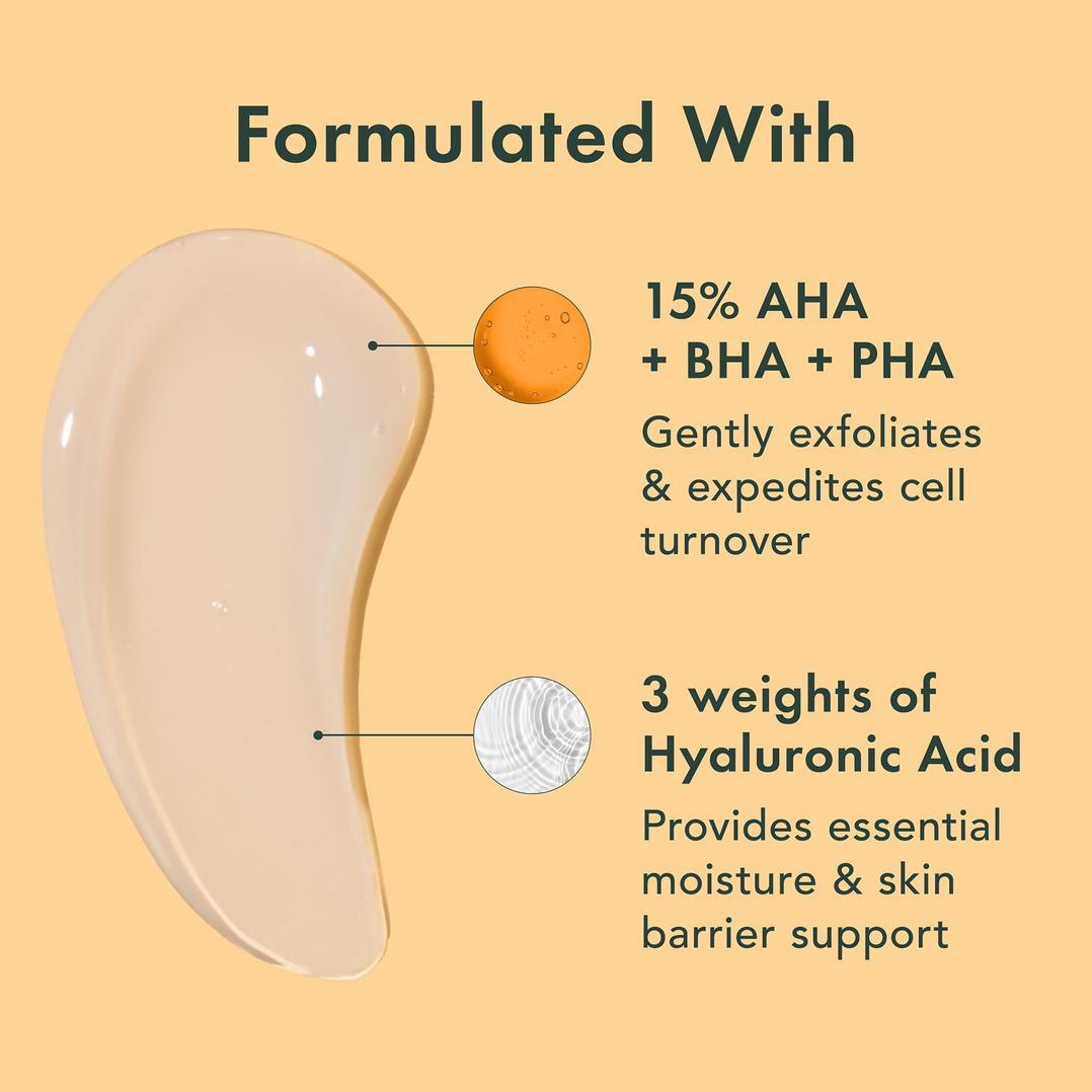 Rael Miracle Clear Brightening Triple Acid Exfoliant