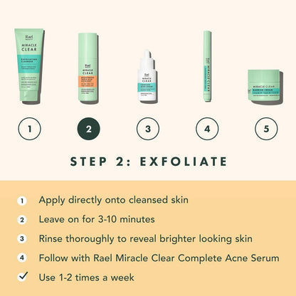 Rael Miracle Clear Brightening Triple Acid Exfoliant