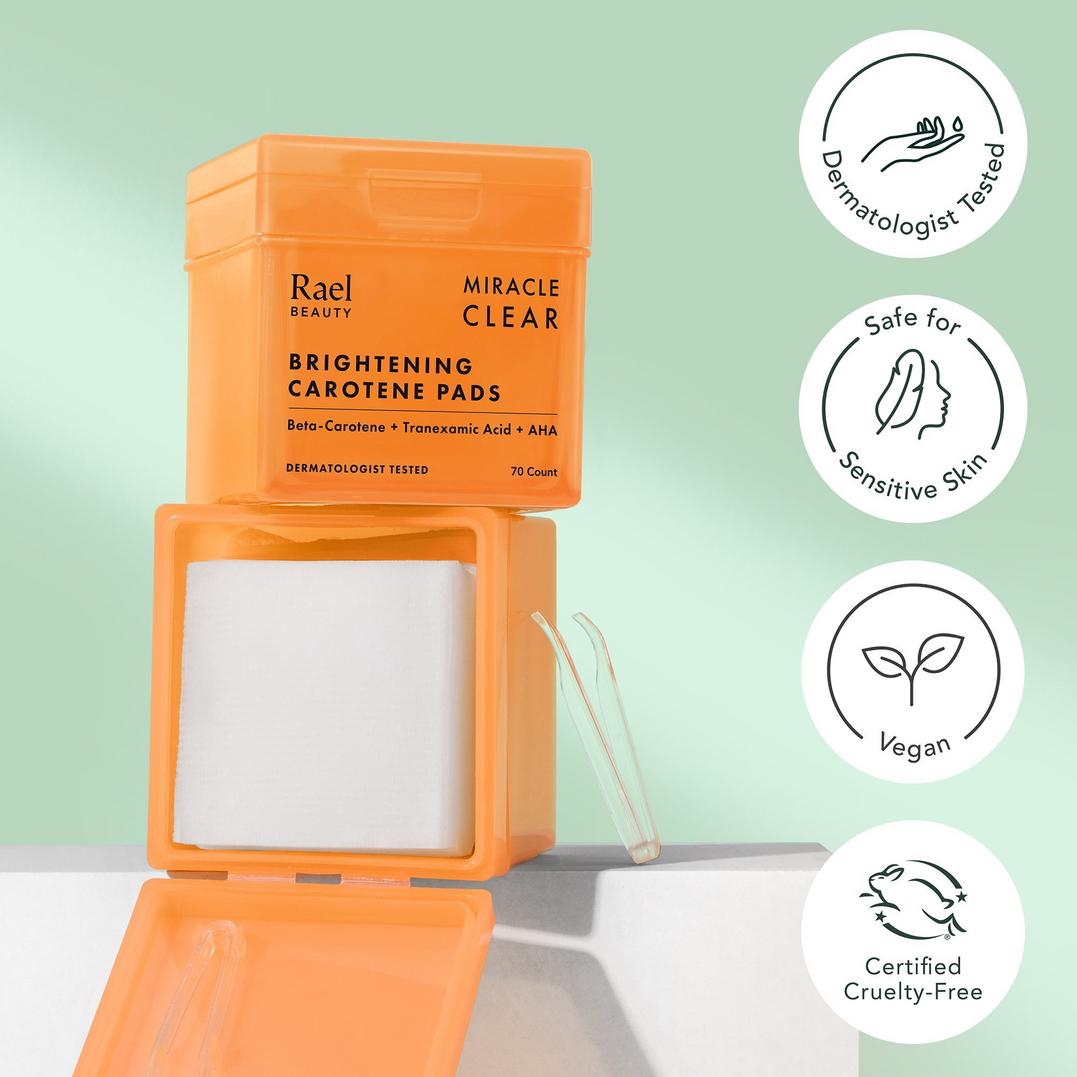 Rael Miracle Clear Brightening Carotene Pads