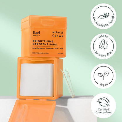 Rael Miracle Clear Brightening Carotene Pads