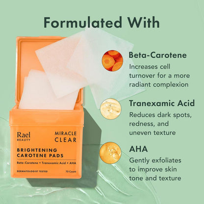 Rael Miracle Clear Brightening Carotene Pads