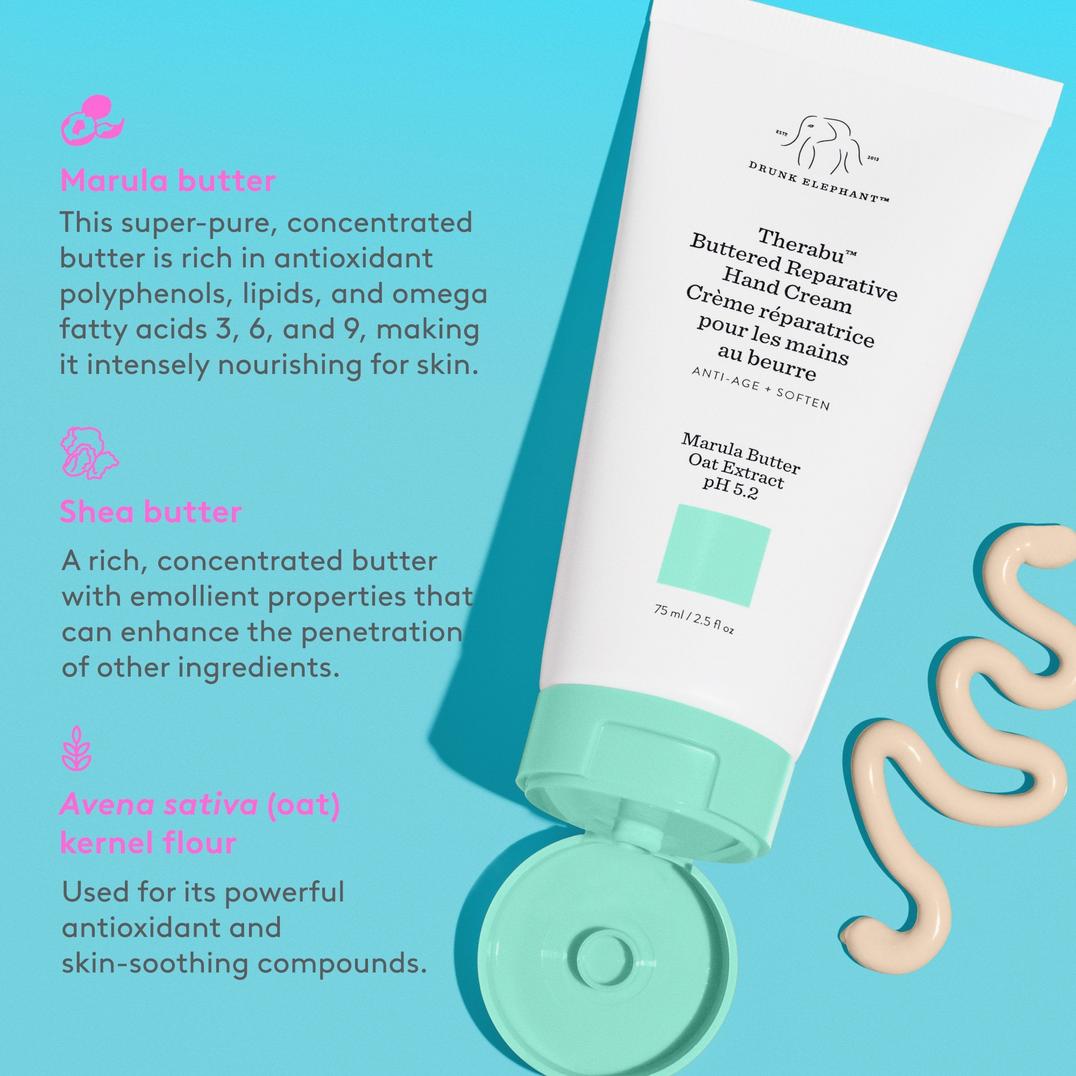 Drunk Elephant Therabu Buttered Reparative Hand Cream