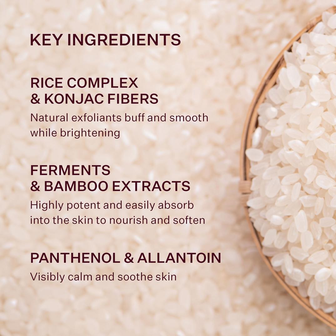 PEACH & LILY Rice Dough Smoothing Facial Scrub