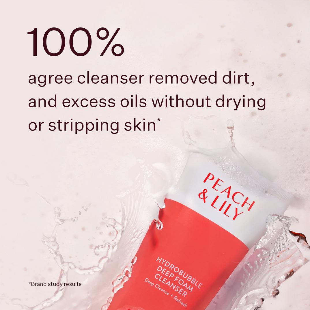 PEACH & LILY Hydrobubble Deep Foam Cleanser
