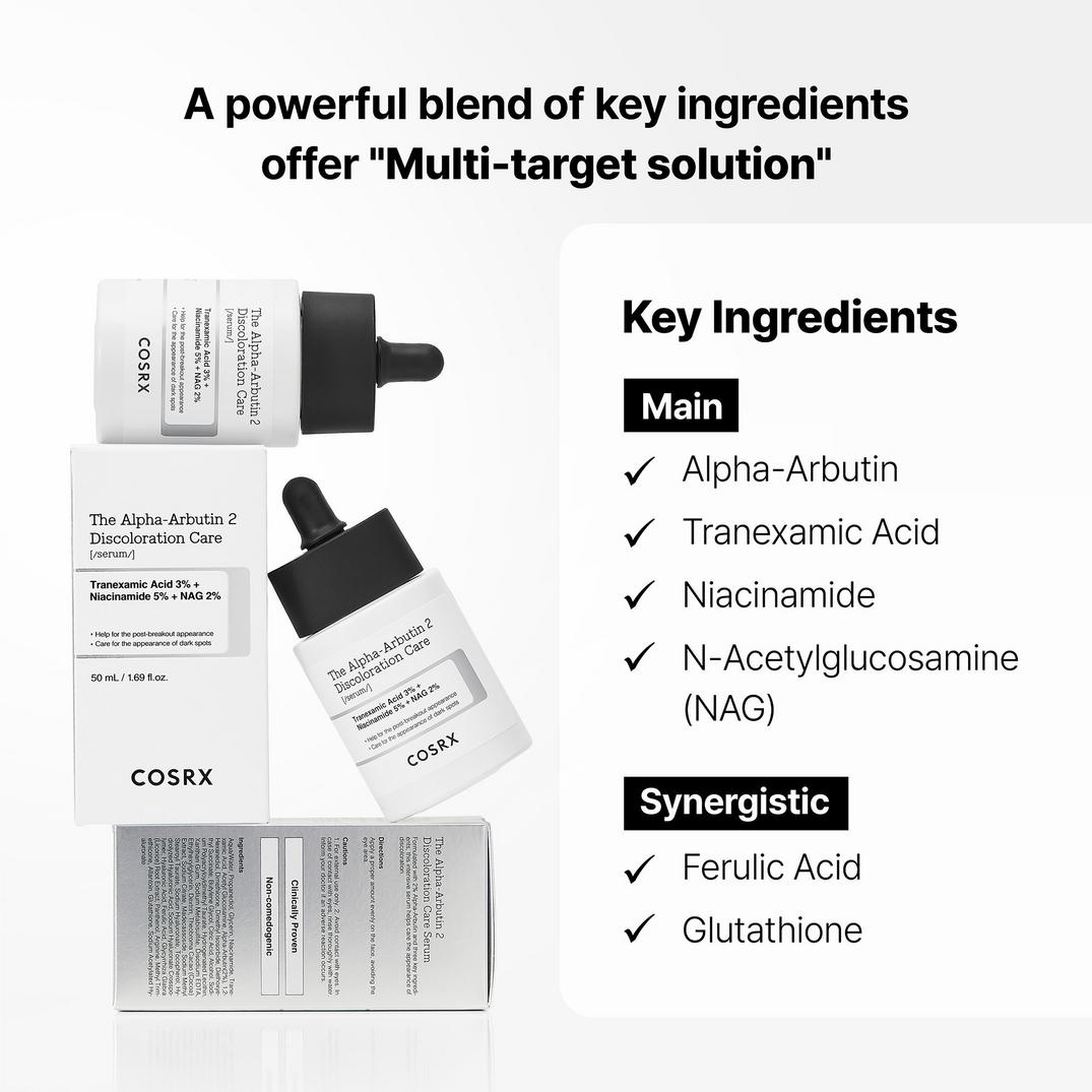 COSRX The Alpha-Arbutin 2 Discoloration Care Serum