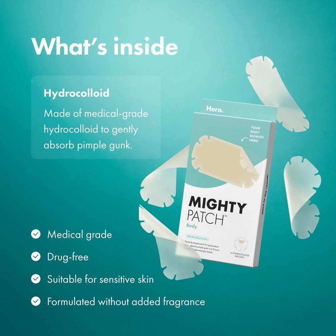 Hero Cosmetics Mighty Patch Body Acne Pimple Patches