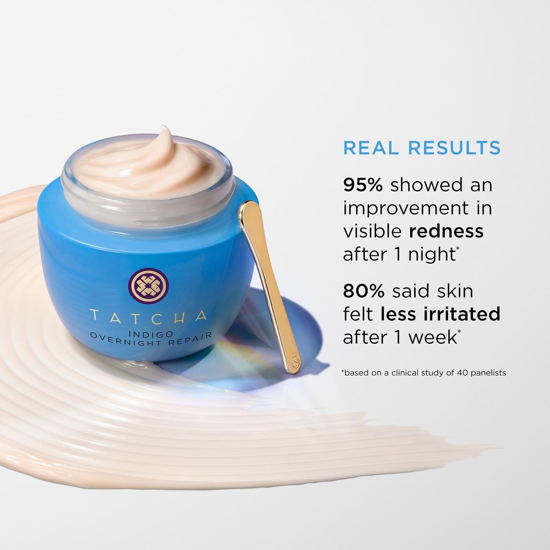 TATCHA Indigo Overnight Repair Redness Reducing Barrier Cream