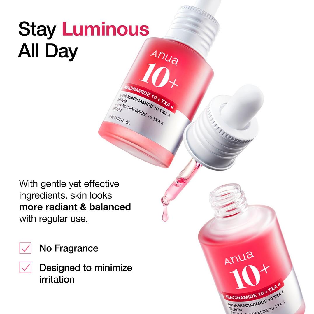 ANUA Niacinamide 10 TXA 4 Serum for Brightening and Dark Spots