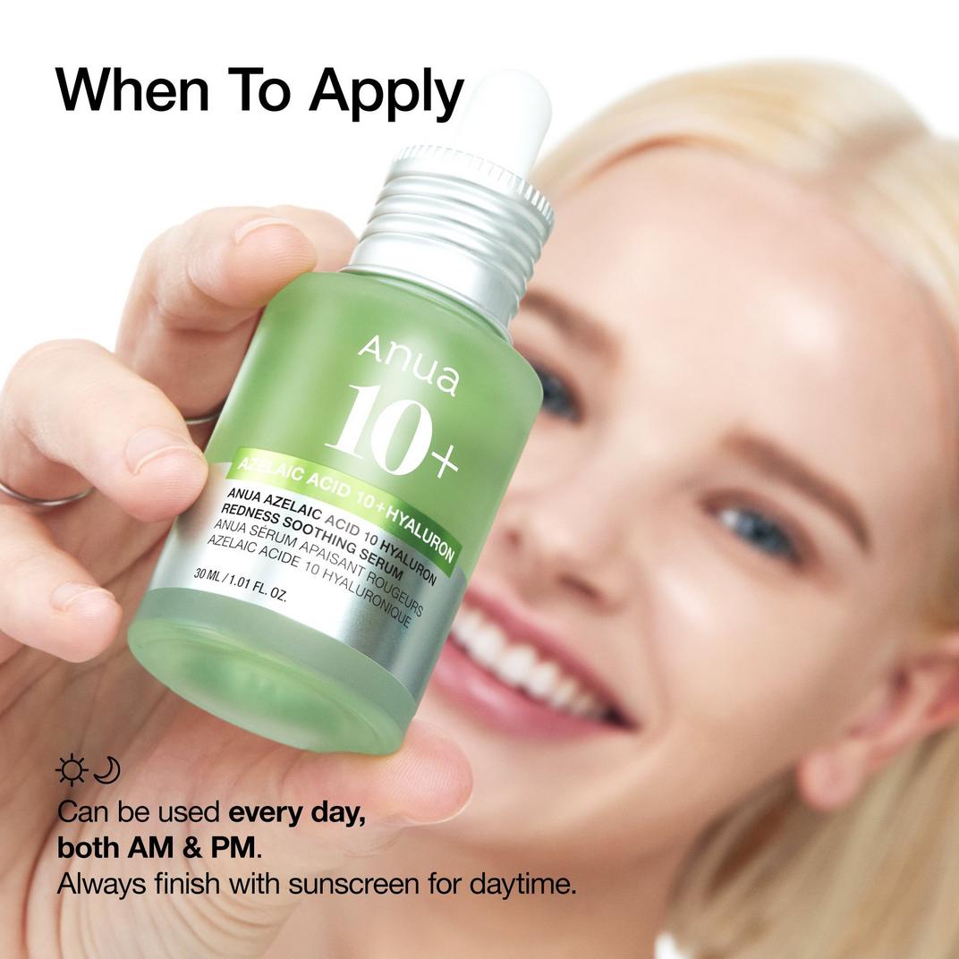 ANUA Azelaic Acid 10 Hyaluron Redness Soothing Serum