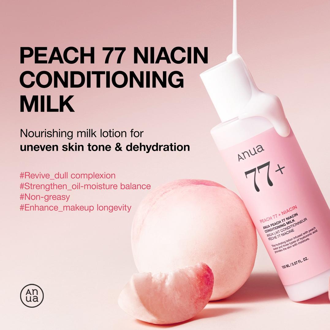 ANUA Peach 77 Niacin Conditioning Milk