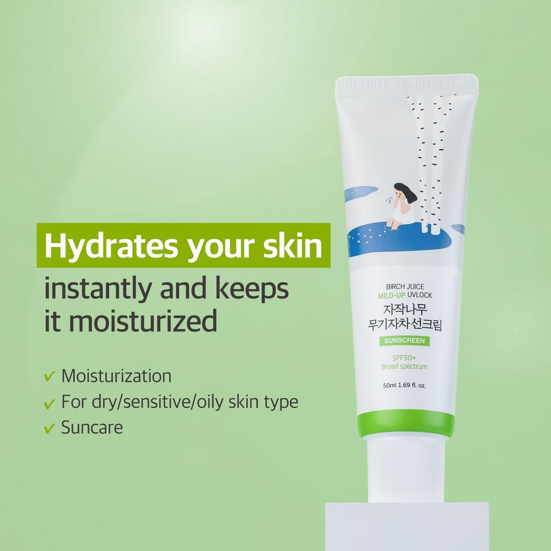 ROUND LAB Birch Juice Mild-Up UVLOCK SPF 50