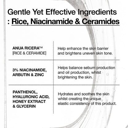 ANUA 7 Rice Ceramide Hydrating Barrier Serum