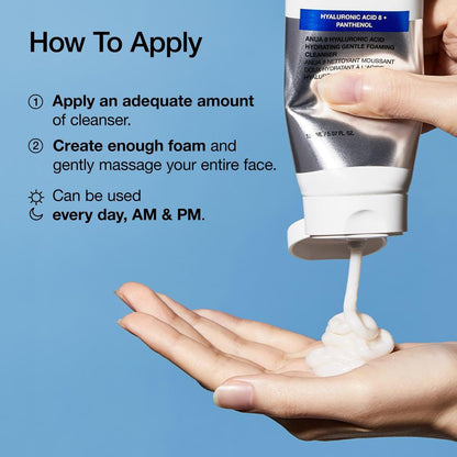 ANUA 8 Hyaluronic Acid Hydrating Gentle Foaming Cleanser