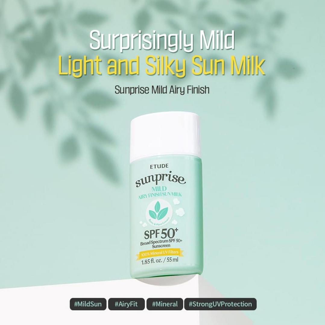 ETUDE Sunprise Mild Airy Finish Sun Milk